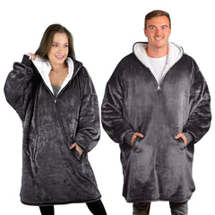 The Quarter-Zip Blanket Hoodie